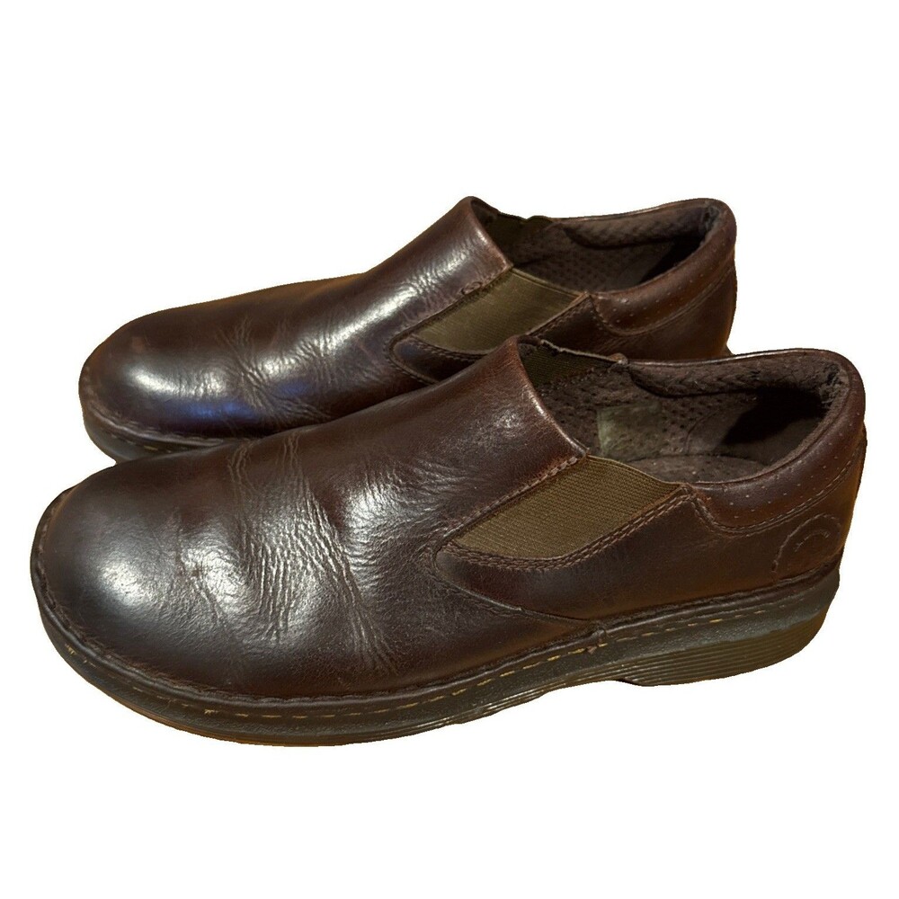 Dr. Martens Orson Slip-on Oxfords in Brown Leather US Men's 9/EU 42